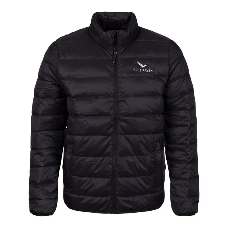 Black Puffy Coat - Men's