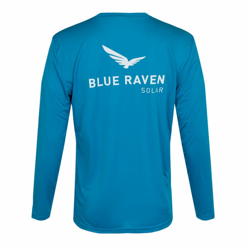 Alternative view of 2023 Field LS Tee (Blue)