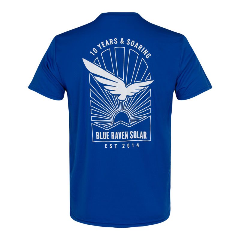 Alternative view of 2024 Field SS Tee (Blue)